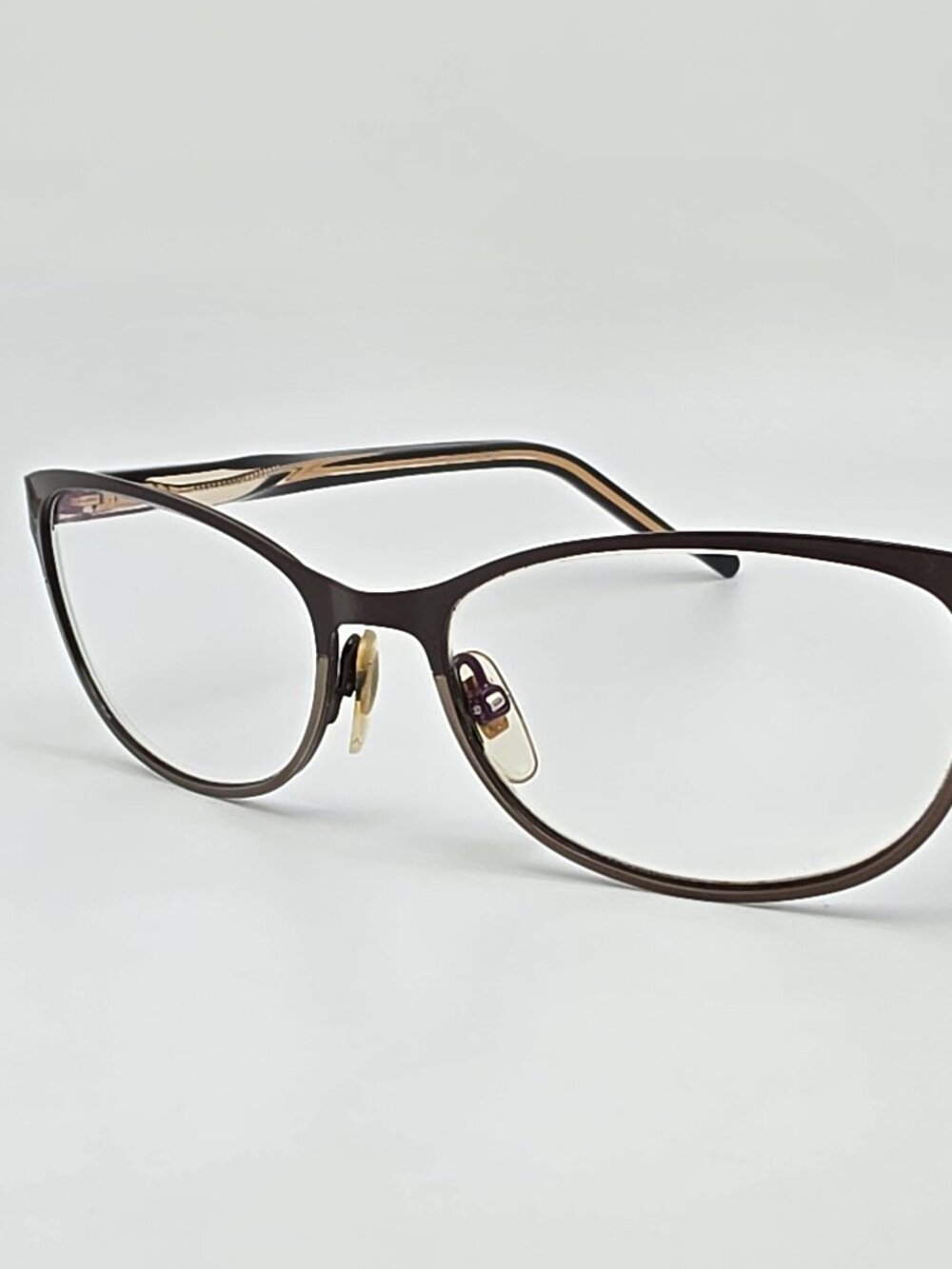 Gucci GG4256 4SL Brown Gold Eyeglasses Frame w/ Flexhinge Italy 53-16-140